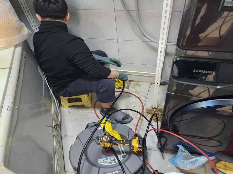평택 싱크대막힘 작업사례 7